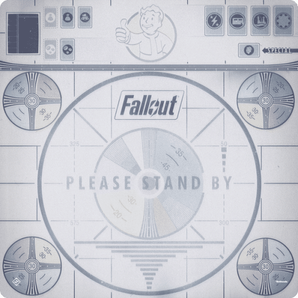 Fallout Please Stand By Gamemat
