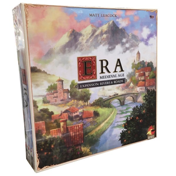 era medieval age river and roads - cover