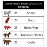 Caverna Deluxe Animal Tokens Bundle