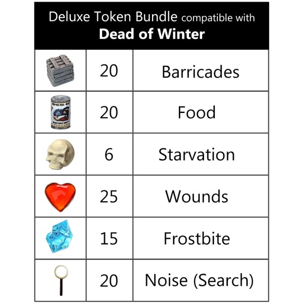 Dead of Winter Deluxe Tokens