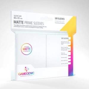 Gamegenic - Sleeves Matte Prime White (100 Sleeves)