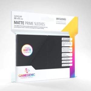 Gamegenic - Sleeves Matte Prime Black (100 Sleeves)