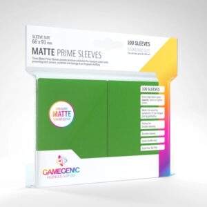 Gamegenic - Sleeves Matte Prime Green (100 Sleeves)