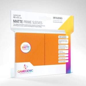 Gamegenic - Sleeves Matte Prime Orange (100 Sleeves)