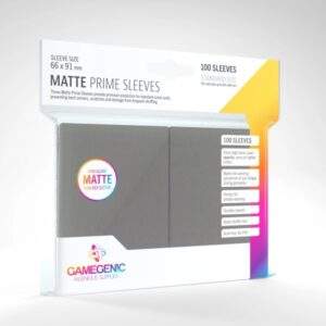 Gamegenic - Sleeves Matte Prime Dark Grey (100 Sleeves)