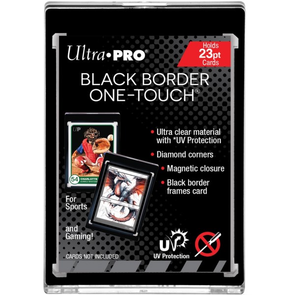 Ultra Pro Black Border One Touch Magnetic Holder