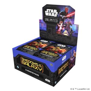 Star Wars Unlimited Shadows of the Galaxy Booster Display