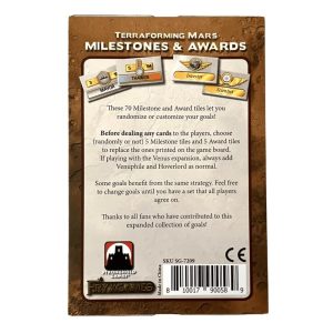 Terraforming Mars - Milestones & Awards